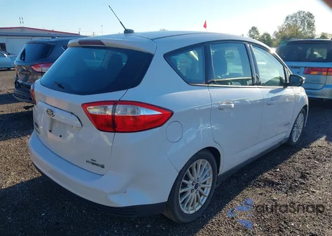 2014 Ford C-Max Hybrid Se from USA, damaged, VIN 1FADP5AU4EL521584